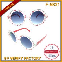 F-6831 lindo olhar elegante plástico Sun armação fabricadas em fábricas chinesas